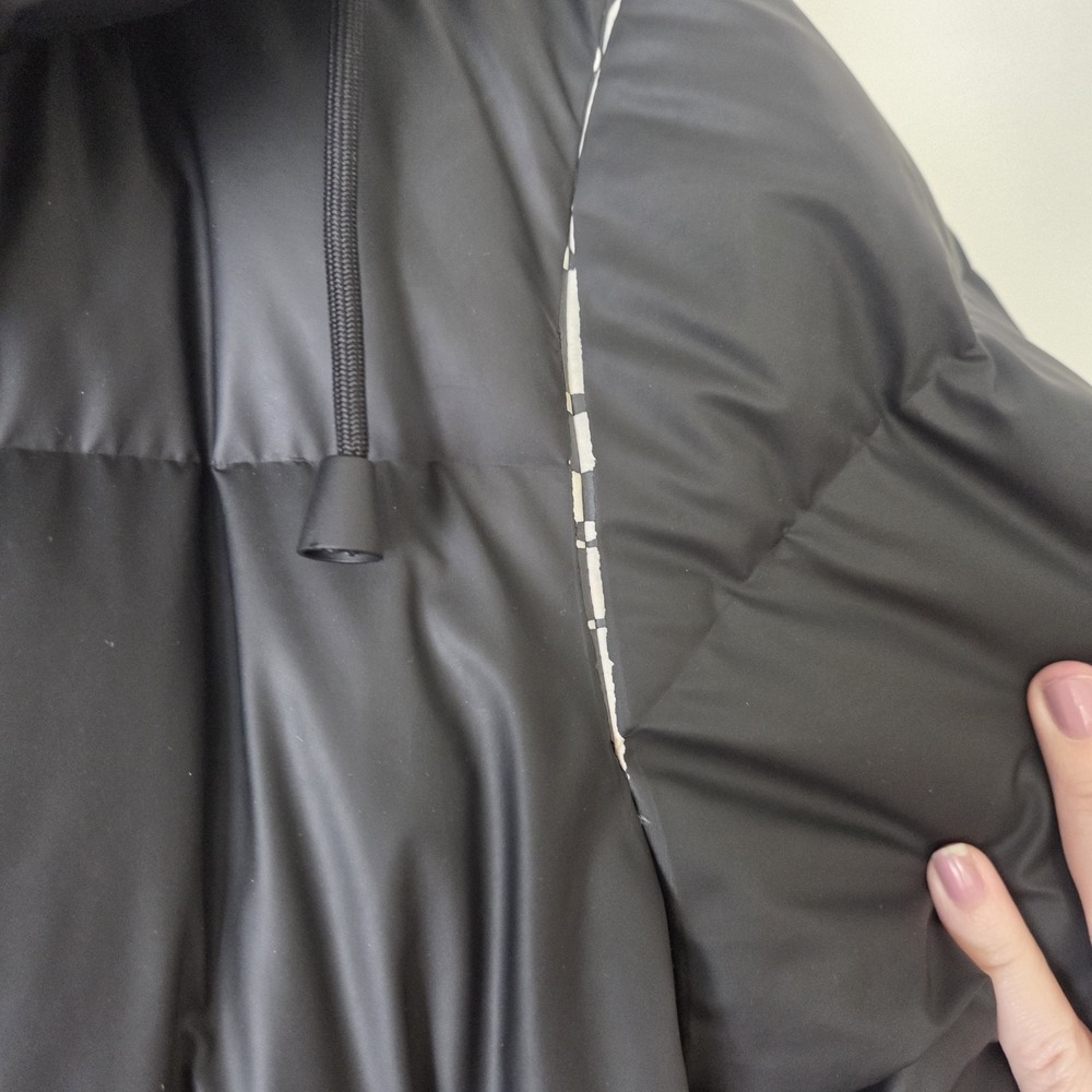 Pendelton Down Filled Black Long Puffer Waterproof Jacket Womens Size Medium - Picture 12 of 16